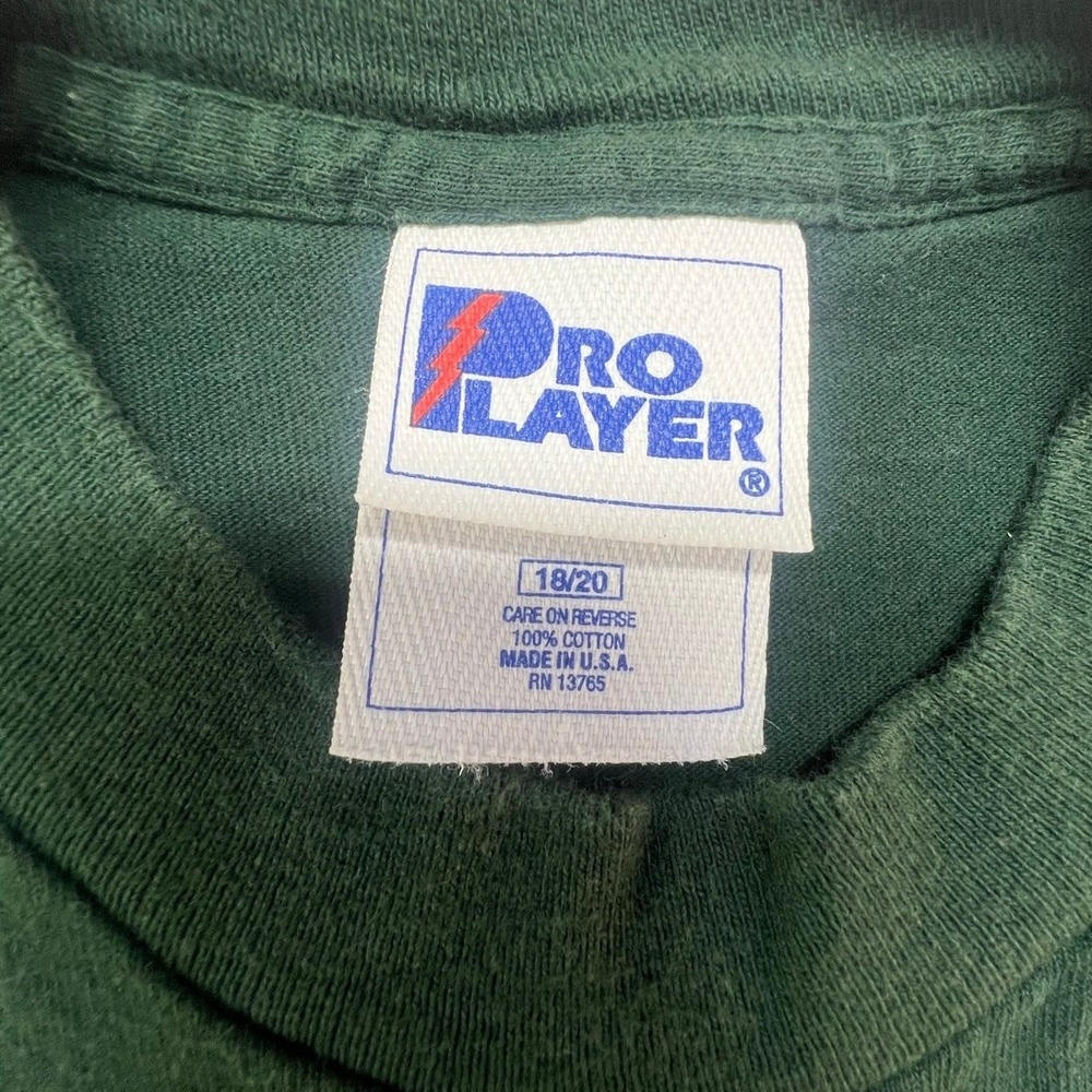 Pro Player Green Bay Packers T-Shirt Small Green 1996 Vintage Single Stitch - Picture 6 of 9